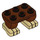 LEGO Rötlich-braun Hüften mit Feet 2 x 3 x 1.3 Donkey Kong (103483)