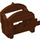 LEGO Brun rougeâtre Cheval Saddle avec Deux Clips (4491 / 18306)