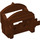 LEGO Reddish Brown Horse Saddle with Two Clips (4491 / 18306)