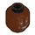 LEGO Reddish Brown Jérôme Boateng Minifigure Head (Recessed Solid Stud) (3626 / 26602)