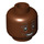 LEGO Reddish Brown Jérôme Boateng Minifigure Head (Recessed Solid Stud) (3626 / 26602)