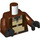 LEGO Brun rougeâtre Jungle Explorer Minifig Torse (973 / 76382)