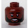 LEGO Roodachtig Bruin Karamo Brown Minifigure Hoofd (Verzonken Solid Stud) (3626 / 78508)