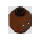 LEGO Reddish Brown Kelleran Beq Head (Recessed Solid Stud) (3274)