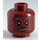 LEGO Reddish Brown Lando Calrissian Minifigure Head (Recessed Solid Stud) (3626 / 64677)
