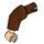 LEGO Reddish Brown Large Arm with Pin and Light Flesh Hand (Right) (38630)