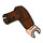 LEGO Reddish Brown Left Arm with Flesh Hand (38628)