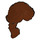LEGO Reddish Brown Long French Braided Ponytail (88286)
