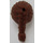 LEGO Brun rougeâtre Longue Cheveux avec Queue de cheval (11605)