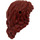 LEGO Reddish Brown Long Wavy Hair with Side French Braid (35620)