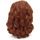 LEGO Roodachtig Bruin Lang Golvend Swept Haar (18636 / 92256)
