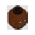 LEGO Reddish Brown Mace Windu Head (Recessed Solid Stud) (3274)