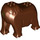 LEGO Reddish Brown Mammoth Body (36548 / 46686)