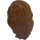 LEGO Reddish Brown Mid-Length Hair with 2 Braids Tied at Back (59363)