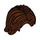 LEGO Reddish Brown Mid-Length Tousled Hair with Center Parting (88283)