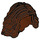 LEGO Reddish Brown Mid-Length Wavy Hair (23187)