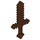 LEGO Brun rougeâtre Minecraft Épée (18787)