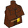 LEGO Brun rougeâtre Minecraft Villager Torse (76968)