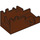 LEGO Roodachtig Bruin Minifig Kanon 2 x 4 Basis (2527)