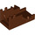 LEGO Roodachtig Bruin Minifig Kanon 2 x 4 Basis (2527)