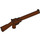 LEGO Reddish Brown Minifig Gun Rifle (30141)