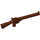 LEGO Reddish Brown Minifig Gun Rifle (30141)