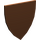 LEGO Brun rougeâtre Minifig Bouclier Triangulaire (3846)
