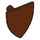 LEGO Reddish Brown Minifig Shield Triangular (3846)