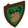 LEGO Reddish Brown Minifig Shield Triangular with Deer Decoration (3846 / 69360)
