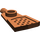 LEGO Brun rougeâtre Minifig Snowshoe avec long front (30284)