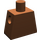 LEGO Brun rougeâtre Minifig Torse (3814 / 88476)