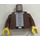 LEGO Reddish Brown Minifig Torso with Jacket with Rivets and Back Panel (973)