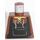 LEGO Brun rougeâtre Minifig Torse sans bras avec Noir overalls et brown shirt (973)