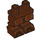 LEGO Reddish Brown Minifigure Bent Legs with Fur and Hooves (24323 / 24394)