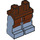 LEGO Brun rougeâtre Minifigure Hanches et jambes avec Apron et fond ondulé (3815 / 16263)
