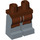 LEGO Reddish Brown Minifigure Hips and Legs with Apron and Wavy Bottom (3815 / 16263)