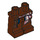 LEGO Rötlich-braun Minifigure Hüften und Beine mit Dark Brown Coattails (95255 / 97810)