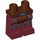 LEGO Reddish Brown Minifigure Hips and Legs with Decoration (3815 / 18129)