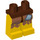 LEGO Reddish Brown Minifigure Hips and Legs with Tatters and Patch (3815 / 85287)