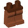 LEGO Brun rougeâtre Minifigure Les hanches avec Dark Orange Jambes (3815 / 73200)