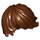 LEGO Reddish Brown Minifigure Left-Swept Tousled Straight Hair (18226 / 87991)