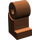 LEGO Reddish Brown Minifigure Leg, Left (3817)