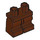 LEGO Reddish Brown Minifigure Medium Legs with Black toes (37364)