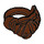LEGO Brun rougeâtre Minifigure Moustache et Beard (93223)
