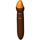 LEGO Reddish Brown Minifigure Paint Brush with Orange Tip (43313 / 65695)