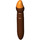 LEGO Brun Rougeâtre Minifigurine Paint Brush avec Orange Tip (43313 / 65695)