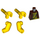 LEGO Roodachtig Bruin Minifigure Torso met Pirate&#039;s Open Vest, Anchor Tattoo, en Chest Haar (973 / 76382)