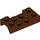 LEGO Roodachtig Bruin Spatbord Plaat 2 x 4 met Arches met gat (60212)