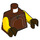 LEGO Reddish Brown Naboo Security Guard Minifig Torso (973 / 76382)