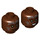 LEGO Reddish Brown Nakia Minifigure Head (Recessed Solid Stud) (1766 / 3626)